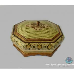 Khatam Wood Marquetry Candy Box - PKH1037-Persian Handicrafts