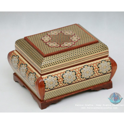 Khatam Wood Marquetry Jewelry Box Set - PKH1038 Khatam Wood Marquetry Jewelry Box Set - PKH1038