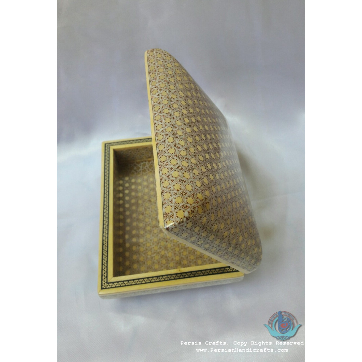 Khatam Wood Marquetry Jewelry Box Set - PKH1039-Persian Handicrafts