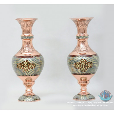 privileged Khatam Marquetry Flower Vase & Pedestal Dish Set - PKH1040 privileged Khatam Marquetry Flower Vase & Pedestal Dish Set - PKH1040