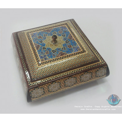 Khatam Wood Marquetry Candy Box - PKH1047