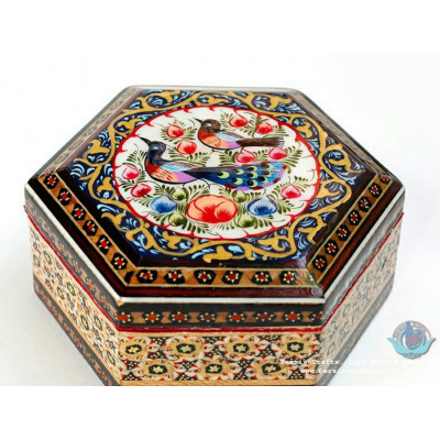 Khatam Wood Marquetry Jewelry Box - PKH1049
