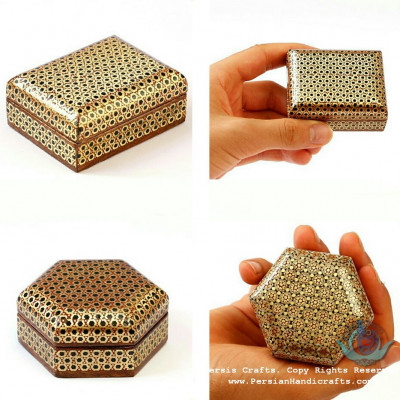 Khatam Wood Marquetry Jewelry Box - PKH1050 Khatam Wood Marquetry Jewelry Box - PKH1050