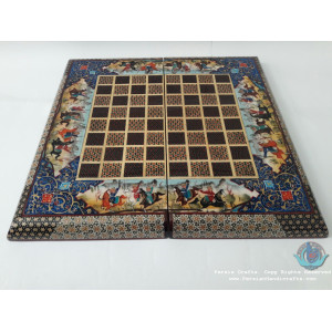 Khatam Marquetry Chess - PKH1053-Persian Handicrafts