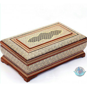 Persian Khatam Handicrafts Cutlery Box - PKH1055-Persian Handicrafts
