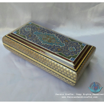 Khatam Wood Marquetry Jewelry Box with Miniature - PKH1062