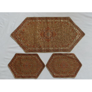 Termeh Luxury Tablecloth - HT2060-Persian Handicrafts