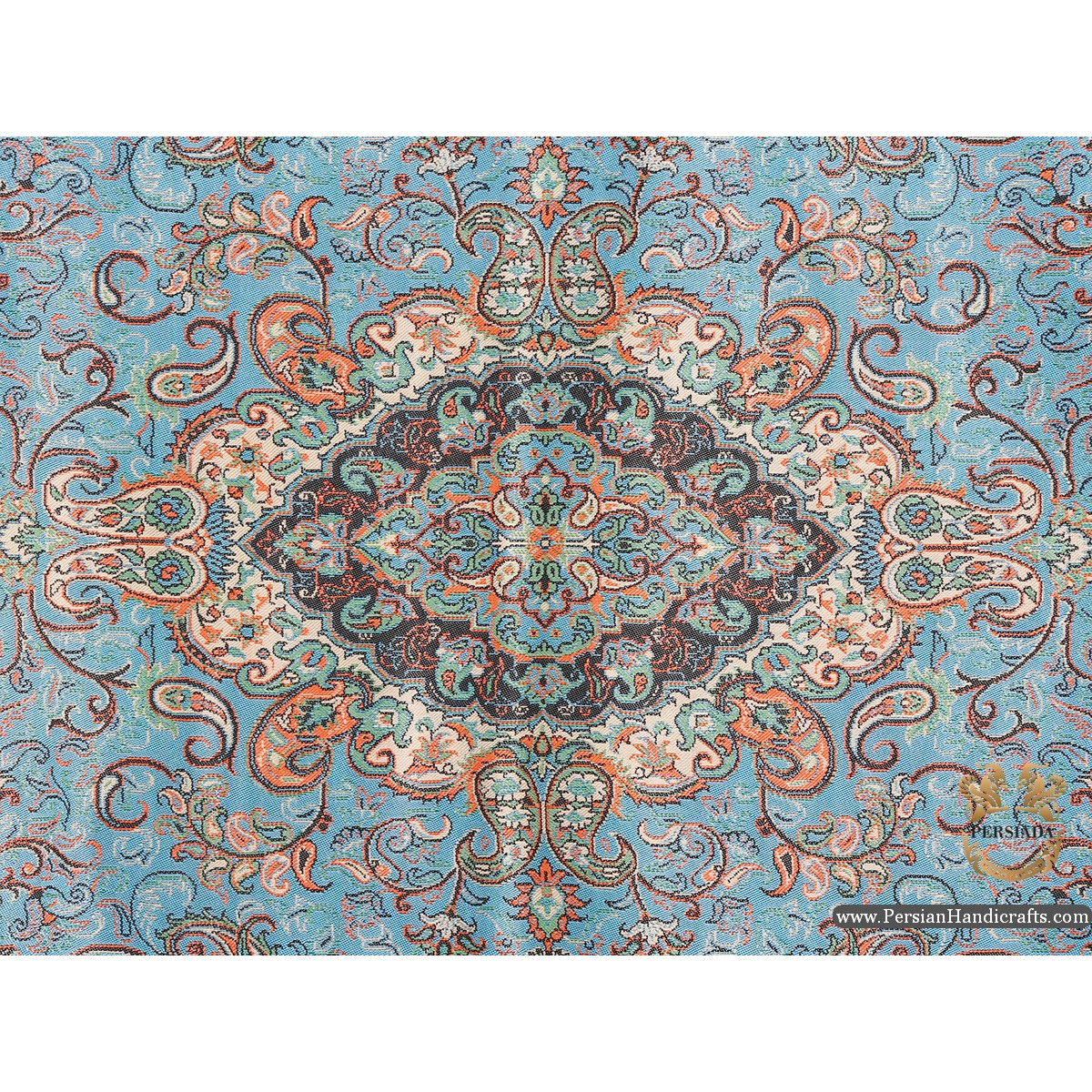 Runner Tablecloth | Hand-Woven Termeh | HT6103-Persian Handicrafts