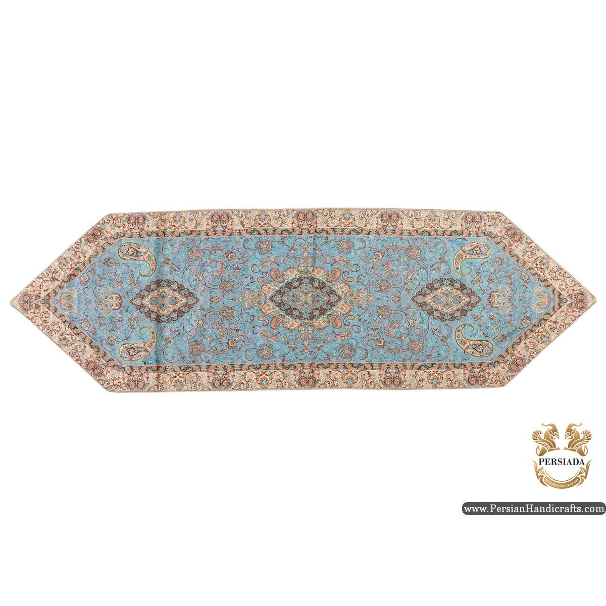 Runner Tablecloth | Hand-Woven Termeh | HT6103-Persian Handicrafts