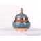Turquoise Inlaying (FiroozehKoobi) Sugar/Candy Pot - HTI3001 