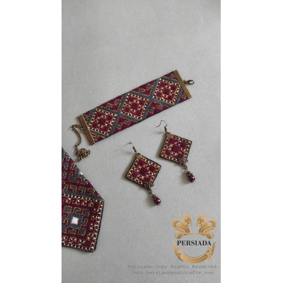 Bracelet Earrings Set | Balouch Needlework | PHW2004 Bracelet Earrings Set | Balouch Needlework | PHW2004