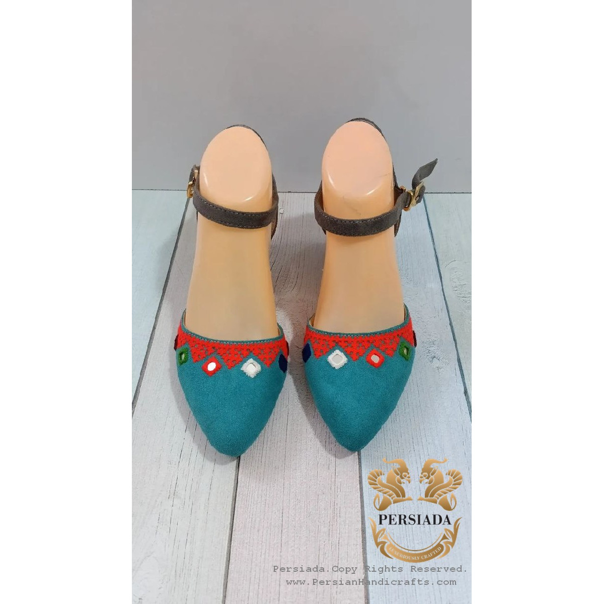 Shoe | Balouch Palivar Needlework | PHW2013-Persiada Persian Handicrafts
