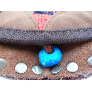 Shoulder / Saddle Leather & Kilim Handmade Bag - HPW3002-Persian Handicrafts