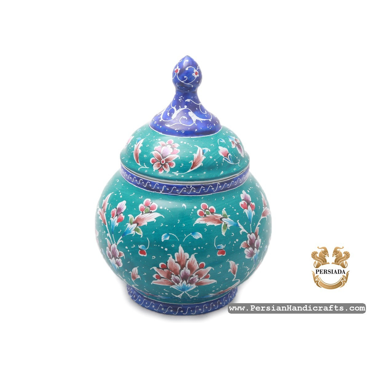 Tea Sugar Set | Hand Painted Enamel Minakari | HE7101-Persian Handicrafts