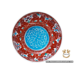 Haft Sin Bowl Set | Hand Painted Enamel Minakari | HE7102-Persian Handicrafts