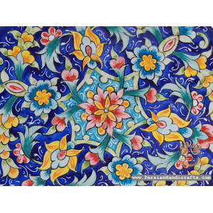 Wall Plate | Hand Painted Enamel Minakari | HE7103-Persian Handicrafts