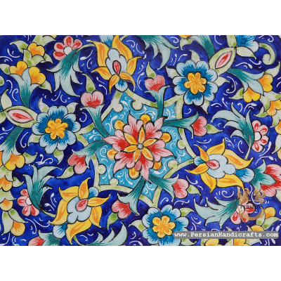 Wall Plate | Hand Painted Enamel Minakari | HE7103 Wall Plate | Hand Painted Enamel Minakari | HE7103