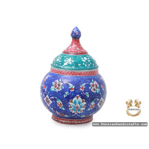 Tea Sugar Set | Hand Painted Enamel Minakari | HE7109-Persian Handicrafts