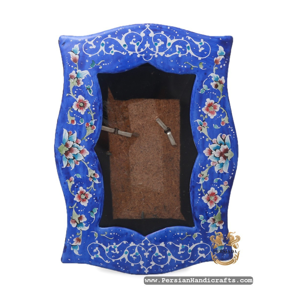 Photo Frame Set | Hand Painted Enamel Minakari | HE7110-Persian Handicrafts