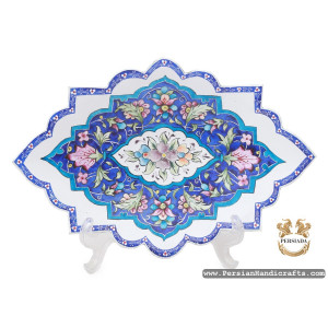 Wall Plate | Hand Painted Enamel Minakari | HE7111-Persian Handicrafts