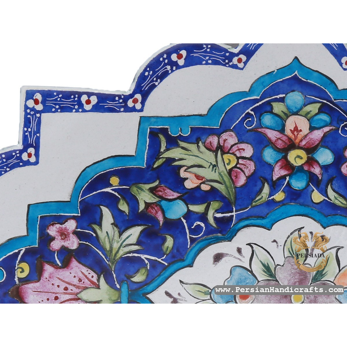 Wall Plate | Hand Painted Enamel Minakari | HE7111-Persian Handicrafts