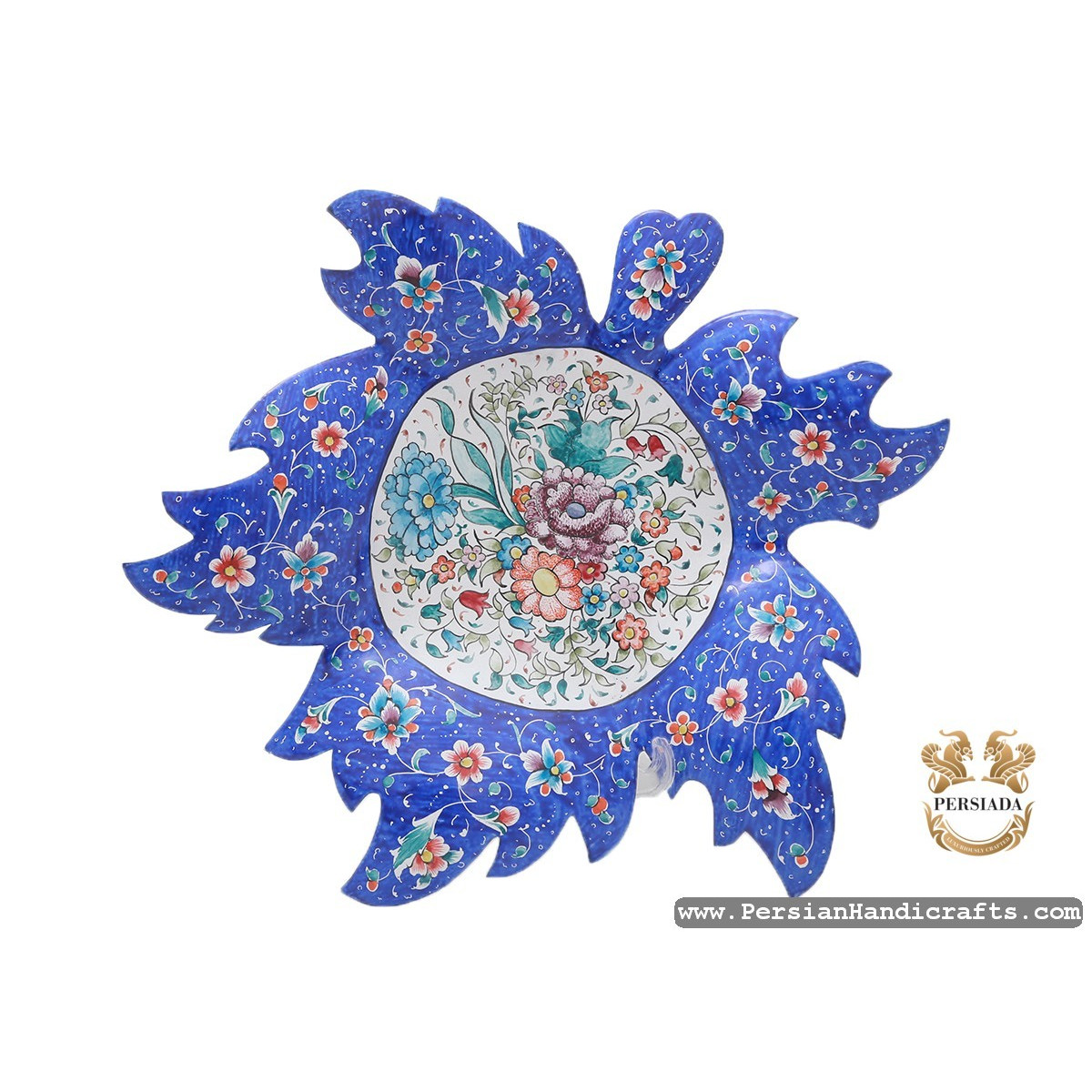 Wall Plate | Hand Painted Enamel Minakari | HE7112-Persian Handicrafts