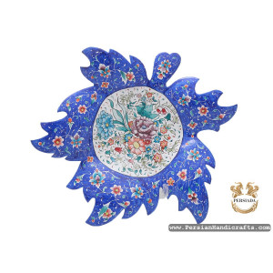 Wall Plate | Hand Painted Enamel Minakari | HE7112-Persian Handicrafts