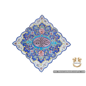 Wall Plate | Hand Painted Enamel Minakari | HE7113-Persian Handicrafts