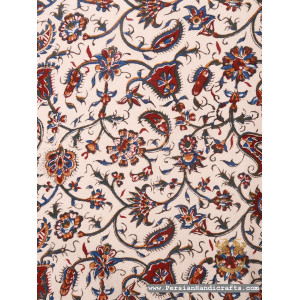 Square Tablecloth | Hand Printed Ghalamkar | HGH7104-Persian Handicrafts