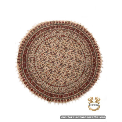 Round Tablecloth | Hand Printed Ghalamkar | HGH7105