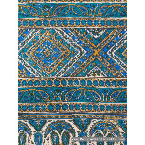 Bedspread Or Tablecloth | Hand Printed Ghalamkar | HGH7110-Persian Handicrafts