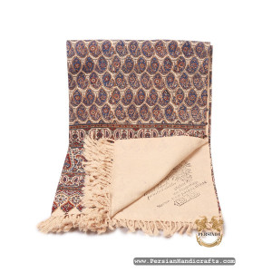 Bedspread Or Tablecloth | Hand Printed Ghalamkar | HGH7113-Persian Handicrafts