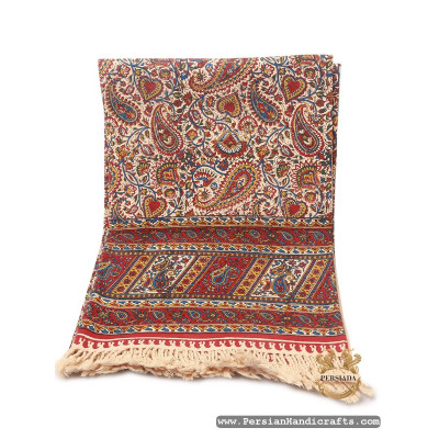 Bedspread Or Tablecloth | Hand Printed Ghalamkar | HGH7114 Bedspread Or Tablecloth | Hand Printed Ghalamkar | HGH7114