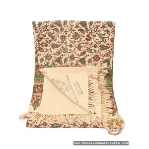 Bedspread Or Tablecloth | Hand Printed Ghalamkar | HGH7115-Persian Handicrafts