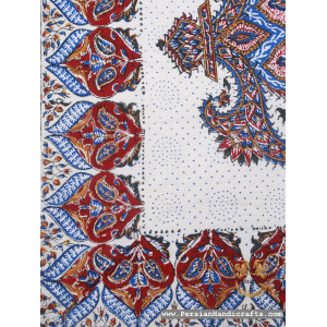 Rectangle Tablecloth | Hand Printed Ghalamkar | HGH7118