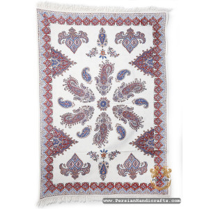 Rectangle Tablecloth | Hand Printed Ghalamkar | HGH7118-Persian Handicrafts