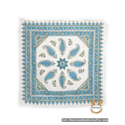 Square Tablecloth | Hand Printed Ghalamkar | HGH7120