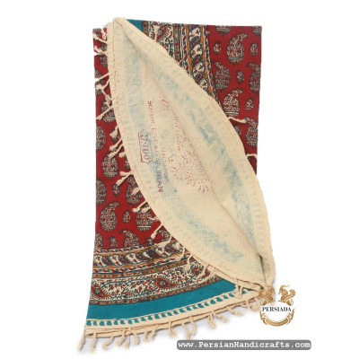 Round Tablecloth | Hand Printed Ghalamkar | HGH7121 Round Tablecloth | Hand Printed Ghalamkar | HGH7121