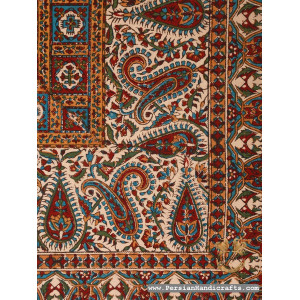 Rectangle Tablecloth | Hand Printed Ghalamkar | HGH7123