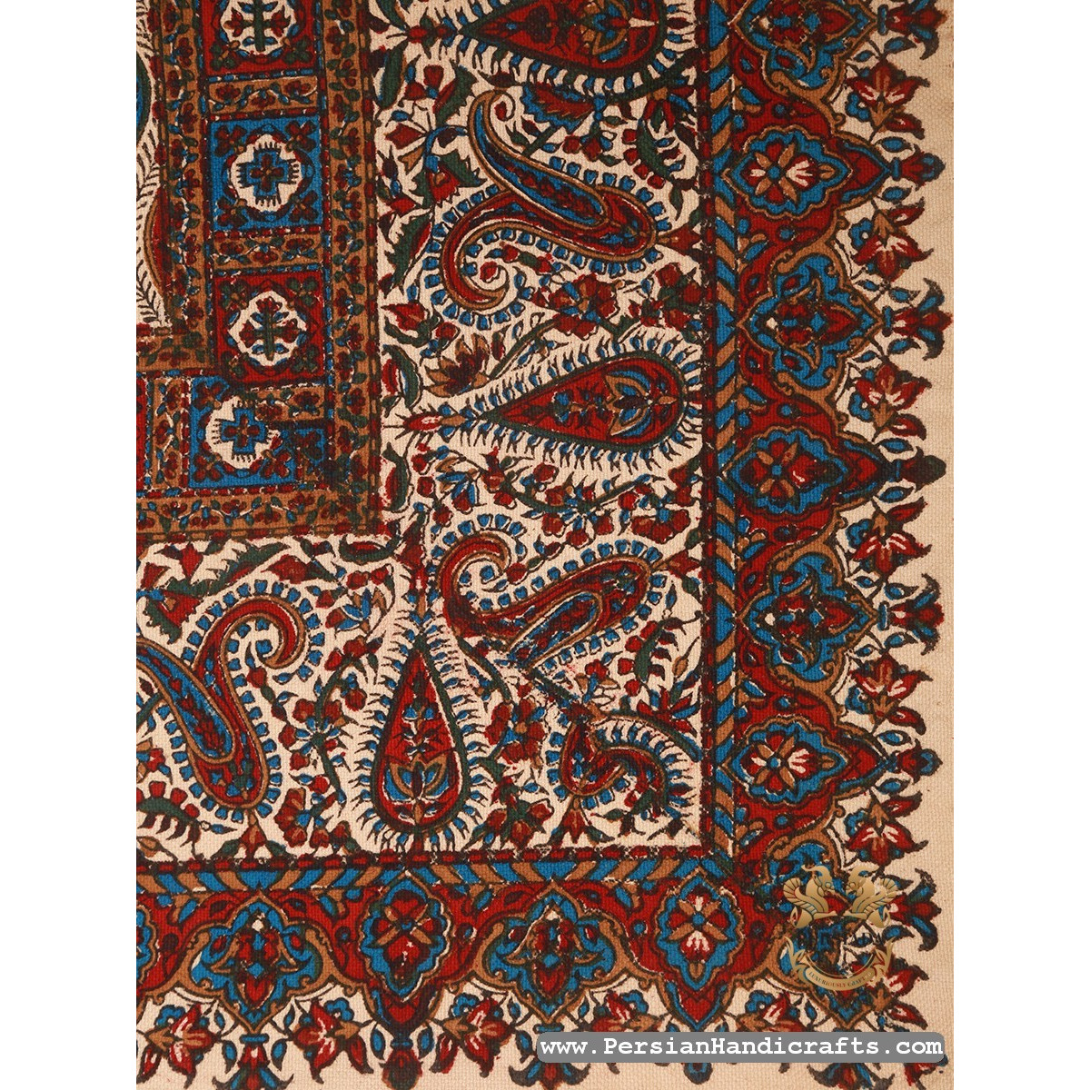 Square Tablecloth | Hand Printed Ghalamkar | HGH7125