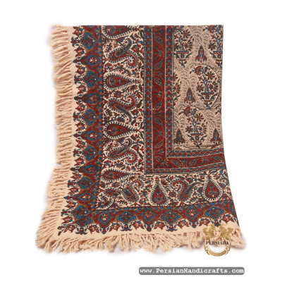 Square Tablecloth | Hand Printed Ghalamkar | HGH7126 Square Tablecloth | Hand Printed Ghalamkar | HGH7126