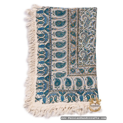 Square Tablecloth | Hand Printed Ghalamkar | HGH7127 Square Tablecloth | Hand Printed Ghalamkar | HGH7127
