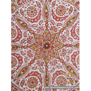 Square Tablecloth | Hand Printed Ghalamkar | HGH7129