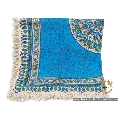 Square Tablecloth | Hand Printed Ghalamkar | HGH7130 Square Tablecloth | Hand Printed Ghalamkar | HGH7130