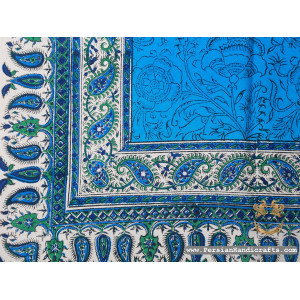 Square Tablecloth | Hand Printed Ghalamkar | HGH7130