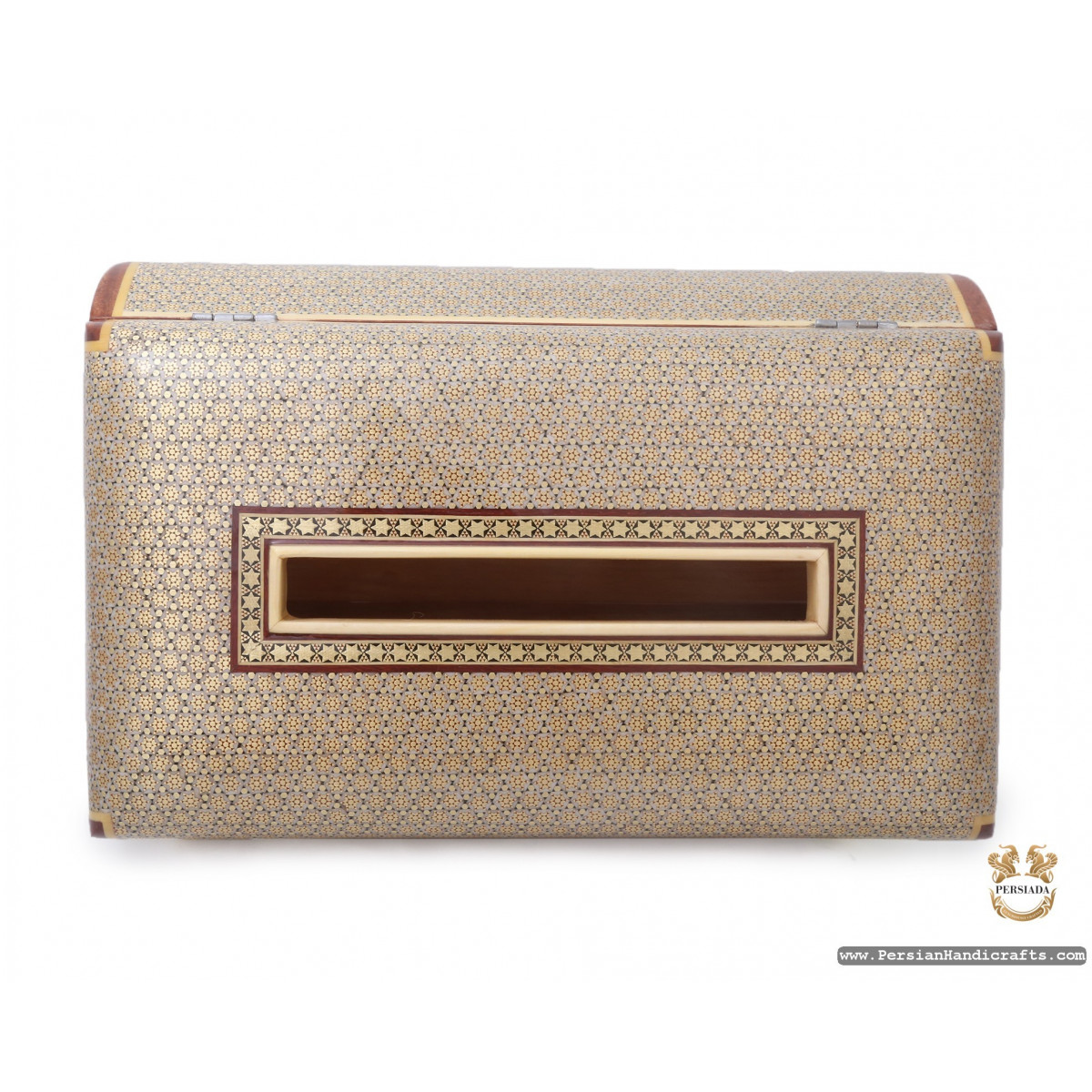 Tissue Box | Classy Khatam Marquetry | HKH7103-Persian Handicrafts