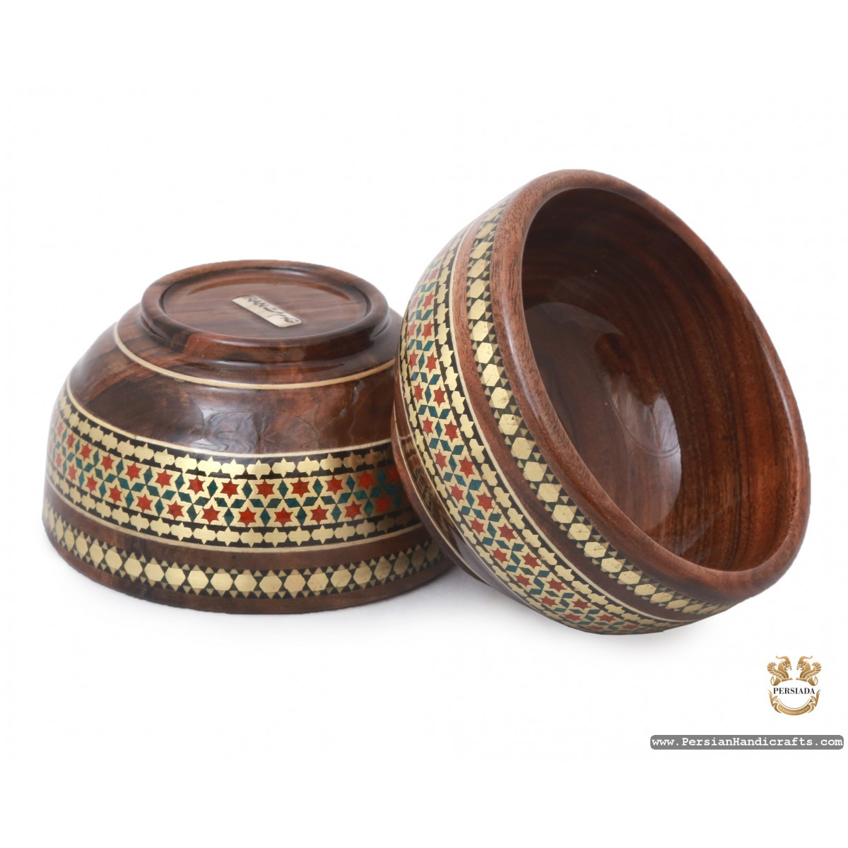 Bowl Set | Classy Khatam Marquetry | HKH7104-Persian Handicrafts