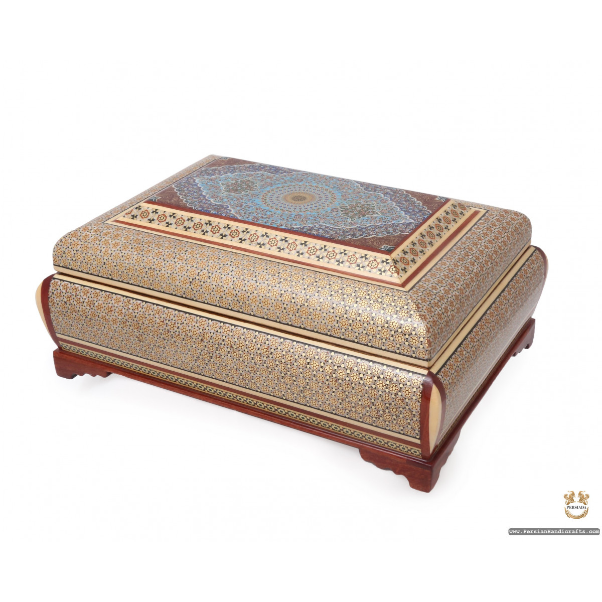 Jewellery Box | Miniature Khatam Marquetry | HKH7105-Persian Handicrafts