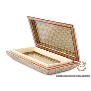 Luxury Jewellery Box | In & Out Khatam Marquetry | HKH7108-Persian Handicrafts