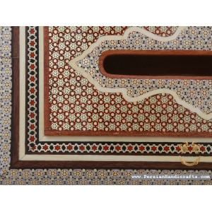 Tissue Box | Classy Khatam Marquetry | HKH7112-Persian Handicrafts